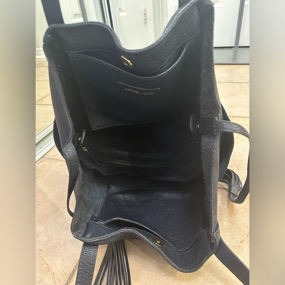 Michael Kors Ashbury Grab Tote Bag Blue - Picture 12 of 13